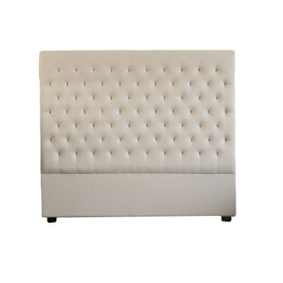 China Hot Sale Modern White Soft Tufted King Size Bed Headboard for sale