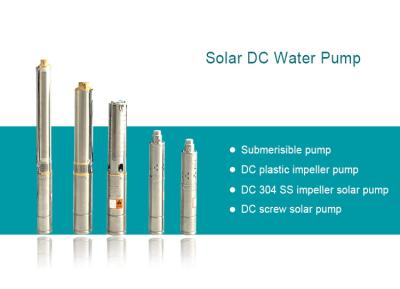 China Family Homes Free Energy DC Solar Water Pump Deep Bore Well Submersible Water Pump Irrigation Low Pressure DC Solar Pump for sale