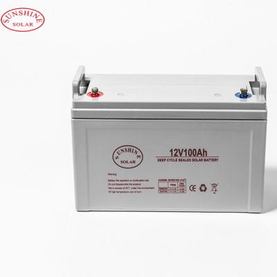 China 12V Battery Deep Battery Home Appliances Sun Cycle Deep Cycle Battery for sale