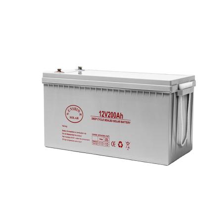 China Home Appliances Factory Price 12v 250ah Cheapest Deep Cycle Household Solar Battery Long Life for sale