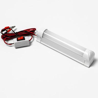 China Residential cheap DC 12V T8 led tube 15cm 30cm with 60cm wire and switch button for night market lighting for sale