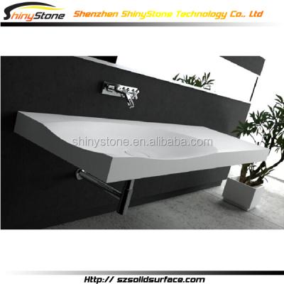 China Acrylic Shampoo Sinks Differential Modern Design Bathroom White Color Bathroom Sink for sale