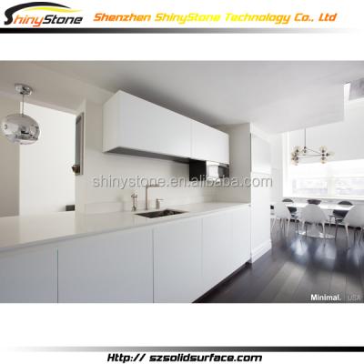 China Modern Luxury Modern Kitchen Room Solid Surface / Synthetic Stone Italian Kitchen Furniture for sale