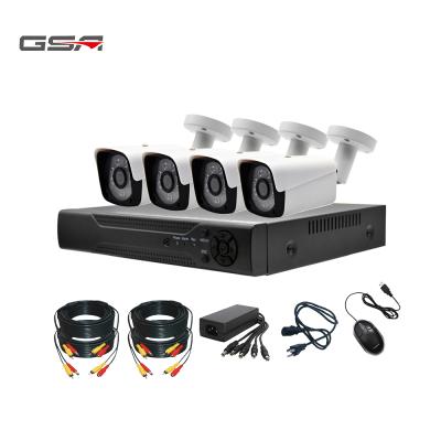 China NIGHT VISION 2MP AHD 4ch cctv dvr kit 4 camera set cctv system for sale