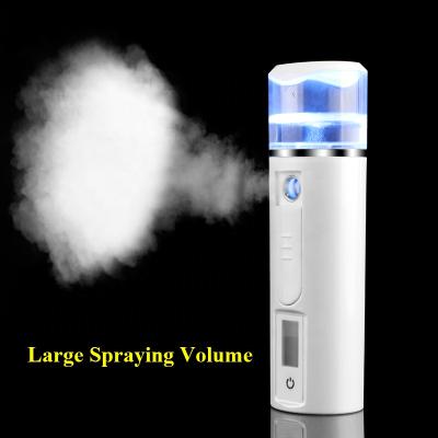 China Large Jet 40mL Vapor Super Portable Nano Mist Sprayer Nano Facial Moisturizer 3 in 1 for sale