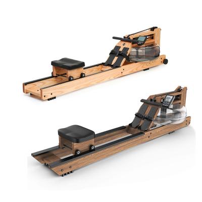 China Fitness Home Commercial Use Water Resistance Solid Wood Rowing Machine for sale