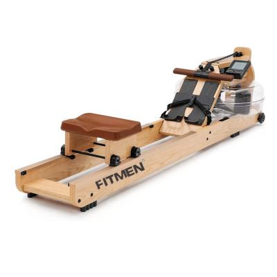 China Home use factory wholesale water resistance solid wood indoor rowing machine for sale