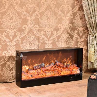 China Foshan Sale Modern Customized Customized Changing Color Fire Place Heater Directly Built In Recessed Led Small Electric Fireplace Inserts Near Me for sale