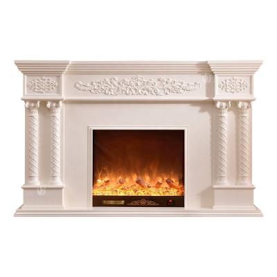 China Gas Etanol Wood Steel Fireplaces Mantel TV Electric Fireplaces Mantel TV Indoor Used Modern Indoor Stand for sale