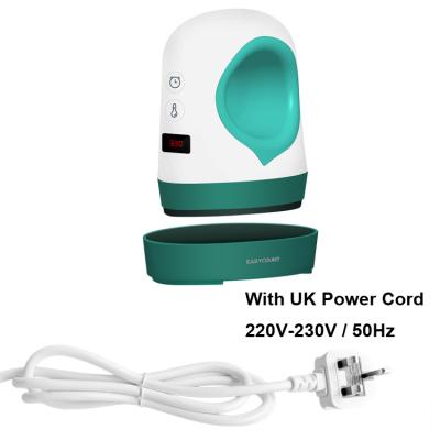 China MINI Size Green Easy Press HP1 Mini Heat Press Machine with 220V 230V 50Hz UK Plug for Garment and Small Heat Transfer Projects for sale