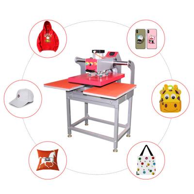 China Pneumatic Commercial Automatic Swing Away Adjustable Thermostat T Shirt Printing Heat Press Machine for sale