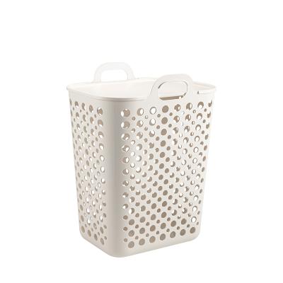 China Sustainable Factory Sale Various Mesh Plastic Laundry Basket With Handles for sale