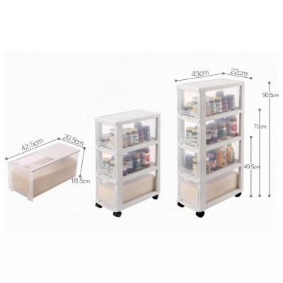 China Small Eco - Friendly Plastic Storage Cabinet , Kids Toys Clothes Storage Cabinets for sale