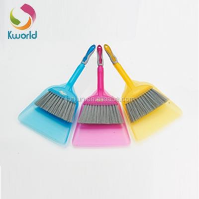 China Upright high quality plastic household ware cleaner broom and dustpan set,household plastic ware for sale