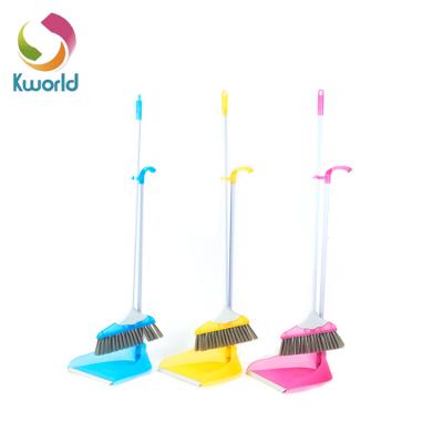 China Home Wholesale Long Handle Folding Broom And Dustpan Sets, Dastpan With Broom for sale