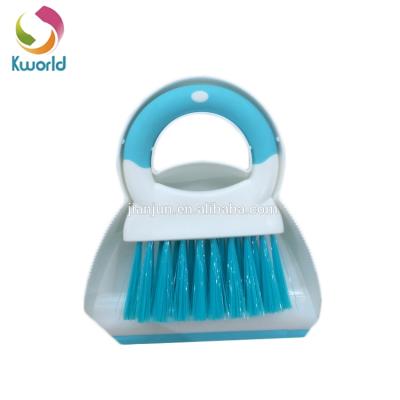 China Sustainable Dustpan Broom Household Candy Colors Cleaning Set, Tabletop Computer Cleaning Tools for sale