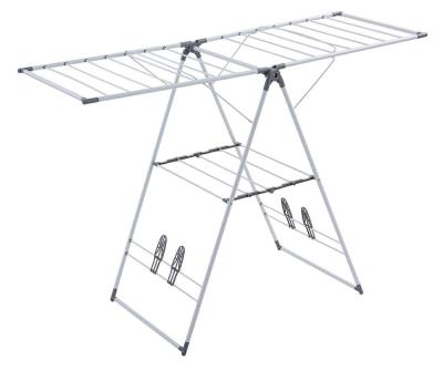 China Minimalist China Manufacturers 14M Gullwing Folding Dry Cloth Rack Rack Clothes Drying Racks For Outdoor Laundry for sale