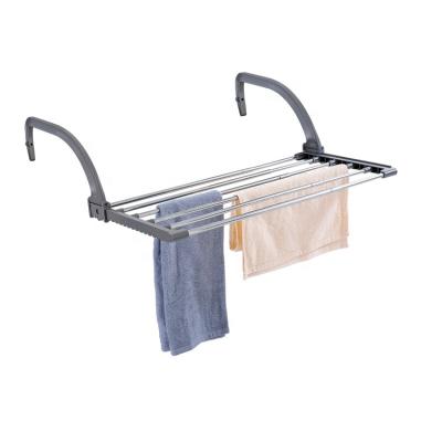 China Minimalist Professional Stainless Steel Balcony Dryer Window Sill Drying Laundry Hanging Rack for sale