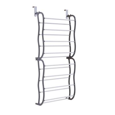 China Convertible Hot Selling 16 Pairs 8 Tier Cabinet Kindergarten Rack Wall Mounted Shoe Racks Made in China for sale