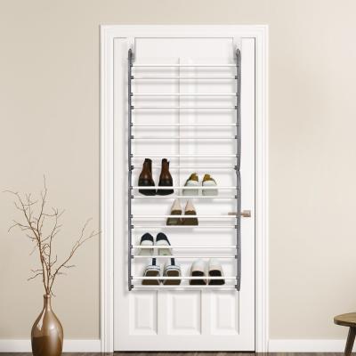 China Modern New Arrival Convertible 16 Tier Door 8 Pair For Shop Organizer Shoe Rack With Popular Low Price for sale