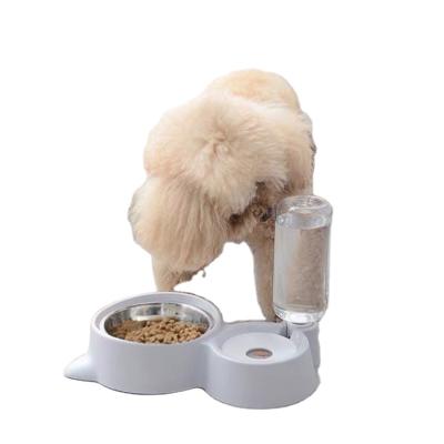 China Automatic Not Wet Water BowlFactory New 2021 Drinking Water Feeder Bowl Mouth Direct Cute Cat Do Cat Dog Pet Refill Double Automatic Bowls for sale