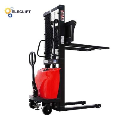 中国 200mm Drive Wheel Semi Electric Walkie Stacker 600kg-2000kg Load Capacity 販売のため