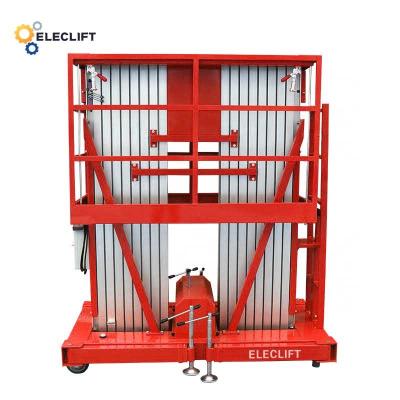 China 220V Aluminum Lift Platform Non Slip Electric Man Lift zu verkaufen