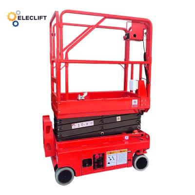 中国 1.8M-6M Lifting Height Mini Electric Scissor Lift Warehouse 販売のため