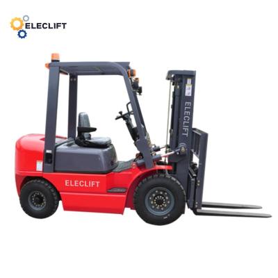 China 3 Ton Electric Four Wheel Forklift Lifting Speed 2.5M/S for sale