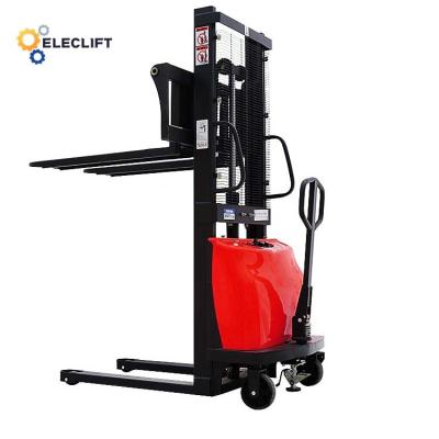 中国 Speed 4-6km/H Semi Electric Pallet Stacker Battery Operated 販売のため