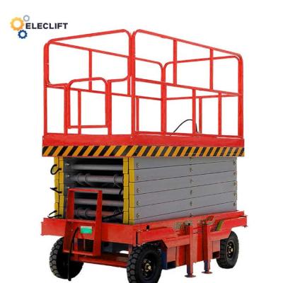 China Remote Control Mobile Scissor Platform Mobile Lift Cart 2.5m-4m zu verkaufen