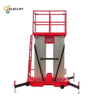 China 8m/Min Aluminium Lift Platform Manual Single Man Lift 1.5kw zu verkaufen