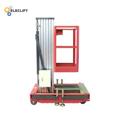 China Aluminium Alloy Lifting Platform Scissor Lift Single Man 6m-18m zu verkaufen