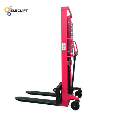 中国 1150mm Fork Length Electric Manual Pallet Stacker 1000kg Capacity 販売のため