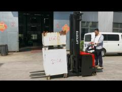 Capacity 3 tons Full Electric Pallet Stacker With 5 Meters Lifting Heights