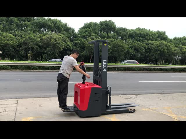 ELECLIFT Stand-on Full Electric Stacker Hight Load Capacity