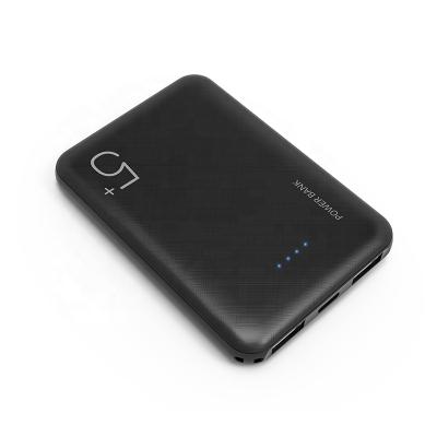 China Low Price New Smart Powerbank 5000mah LED Display Factory Super Mini Power Bank for sale