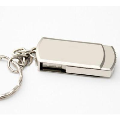 China High Speed ​​Usb 3.0 Pen Drive 32Gb 8Gb Logo Swivel External Memory 1Gb 128Gb Rectangle Metal Flash Drive Rotate Creative Usb2.0 Pendrive for sale