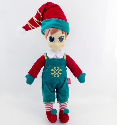 China DIY TOY 2020 Lovely Christmas OEM Fashion Best Price Doll Toys For Boy Plastic Toy Christmas Doll for sale