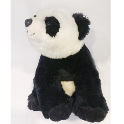 China Plush GRS Recycled Material Toys Plush Panda Soft Black/Wite Animal Gifts Customize Embroidery Logo Time OEM Panda Plush 2020 for sale