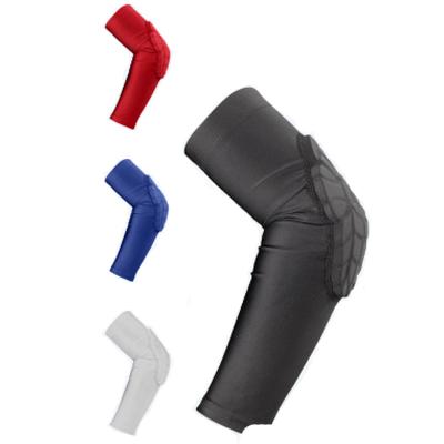 China Breathable Wholesale Padded Elbow Forearm Sleeves Compression Arm Support Football Protective Arm Sleeves for sale