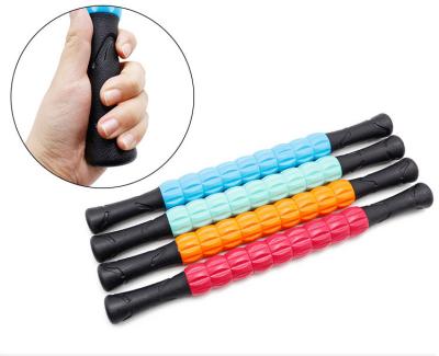 China Wholesale Fitness Easy Operation Fitness Muscle Massager Roller Portable Yoga Back Massage Stick for sale