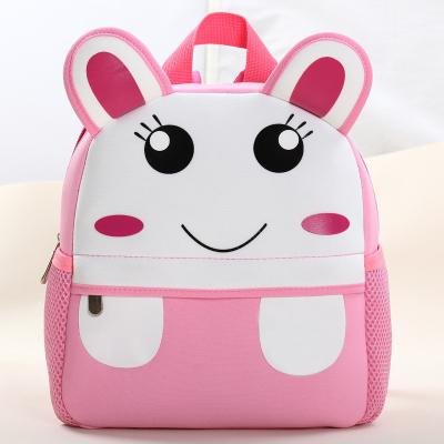 China Neoprene School Bag Small Children Waterproof Popular Cute Cartoon Outdoor Backpack for sale