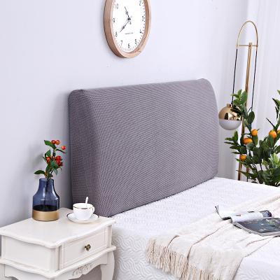 China Plain Thicken Elastic Inclusive Bed Head Covers Headboard Cover For Home Solid Color for sale