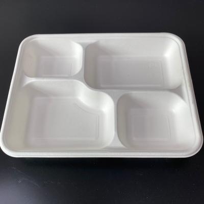 China Recycle Wholesale Cheap High Quality Plastic Bagasse Cornstarch Styrofoam Fast Food Containers for sale