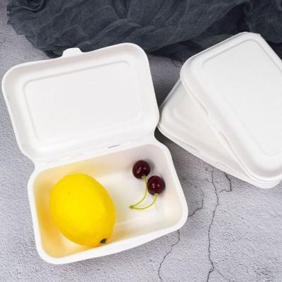 China Biodegradable Freshness Preservation Takeaway Food Hamburger Container Burger Holder Box For Restaurants Household for sale