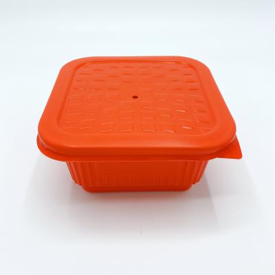 China Manufacturer Pp Self Heating Meal Box Disposable Food Container Bowl For Rice Noodle for sale