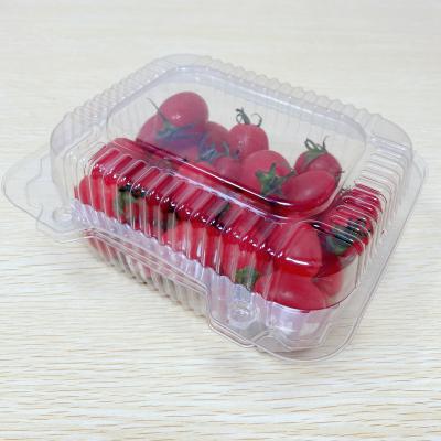 China Recyclable Cheap Price Custom Clear Blister Clamshell Plastic Fruit And Vegetable Containers for sale