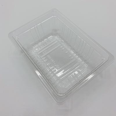 China Hot Sale Recyclable Customize Clear Disposable Transparent Berry Fruit Drain Container Storage for sale