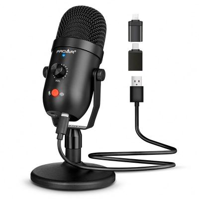 China USB Microphone PROAR S-970B USB Microphone Condenser Studio Recording Desktop Gamer MIC for sale